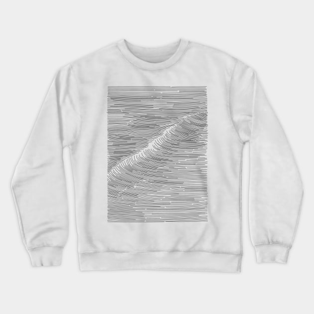 Wave Crewneck Sweatshirt by bulografik